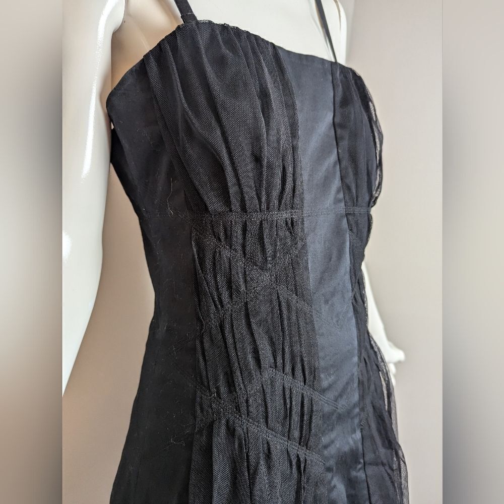 Vintage 2000 RWโ& Co Black Strapless A-Line Dress โ Size 4 โ 60s Revival Style